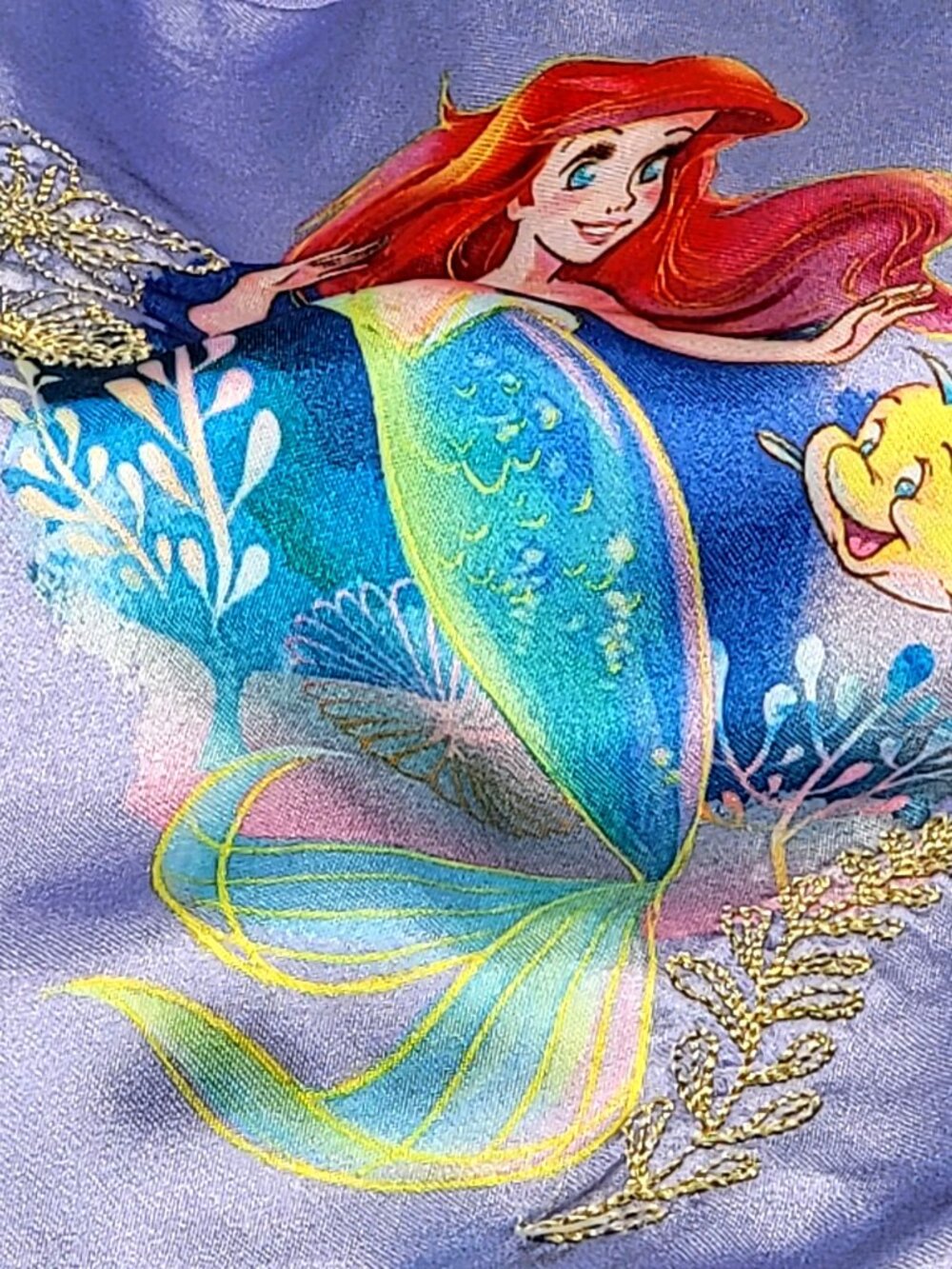 Disney Ariel Deluxe Nightgown for Girls-TheLittle Mermaid 7/8 Multicolored - Picture 6 of 12